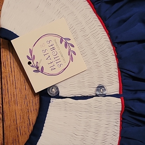 Pleats & Stitches Apple Pleated Dress - 4t - Picture 5 of 7